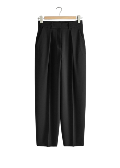 Charcoal Tailored Trousers