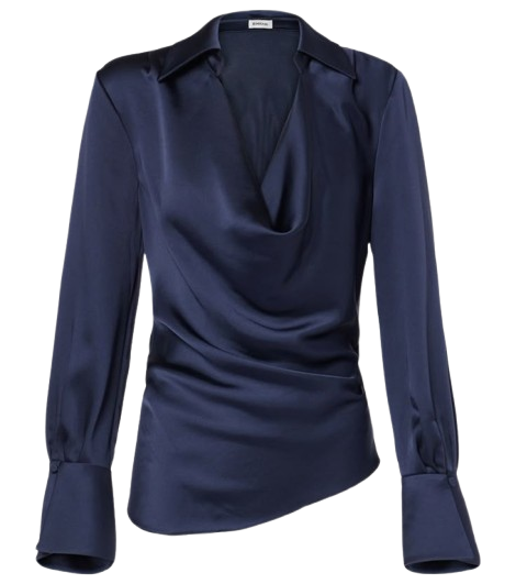 Midnight Silk Blouse